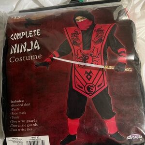 Boys NEW XL Complete Ninja Costume